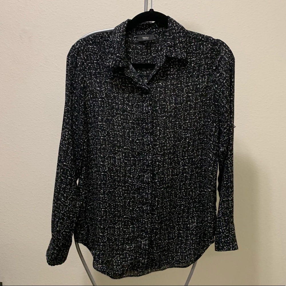 Black dress shirt